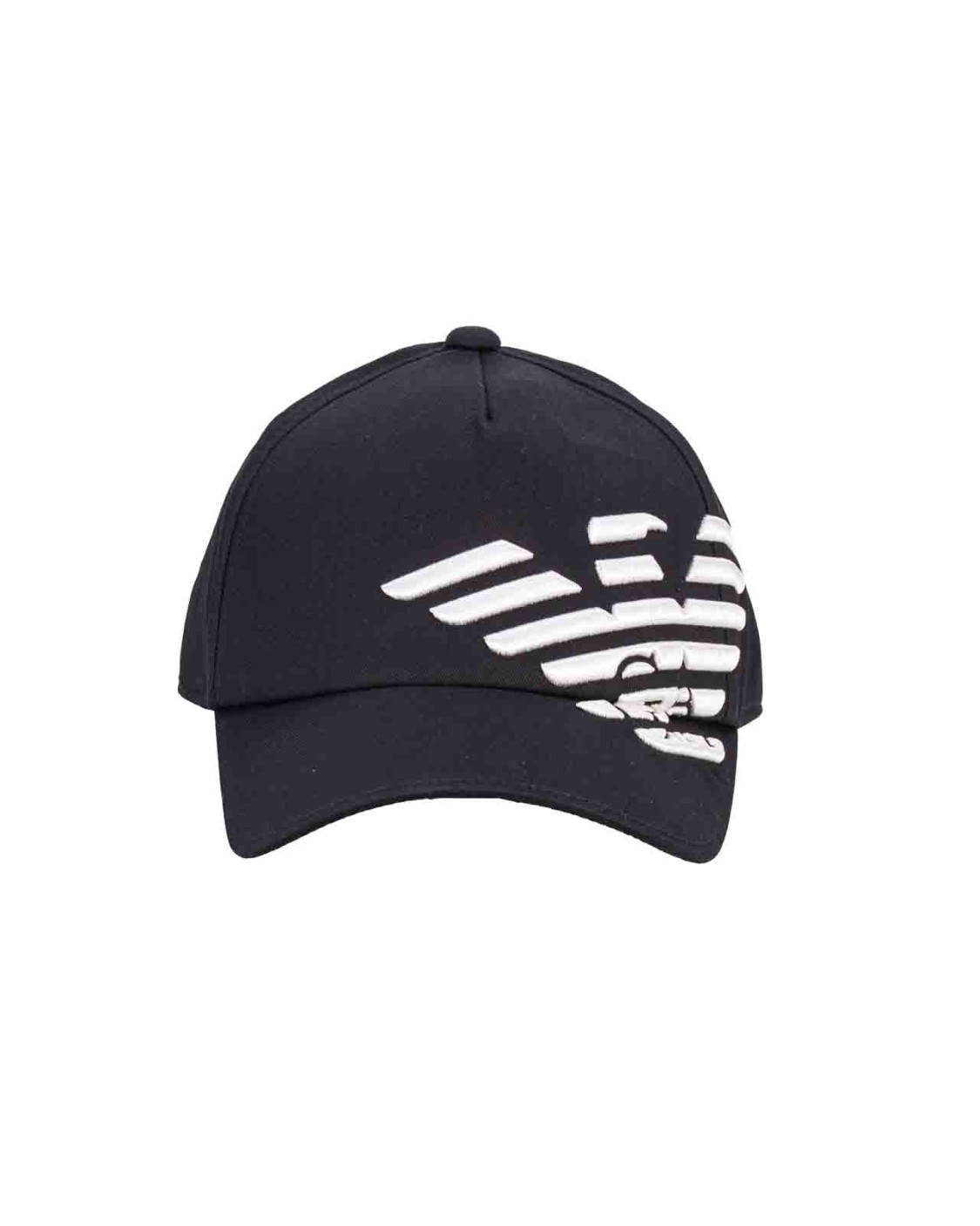 shop EMPORIO ARMANI  Cappello: Emporio Armani cappello baseball beachwear con ricamo aquila a rilievo.
Colore: nero.
Cotone.
Ricamo logo.
Visiera rigida.
Composizione: 100% cotone.
Made in China.. 627470 4R583-0020 number 4607856